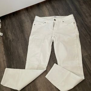 Paige White Straight Leg jeans size 28